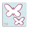 Creative stencil for sewing, butterflies