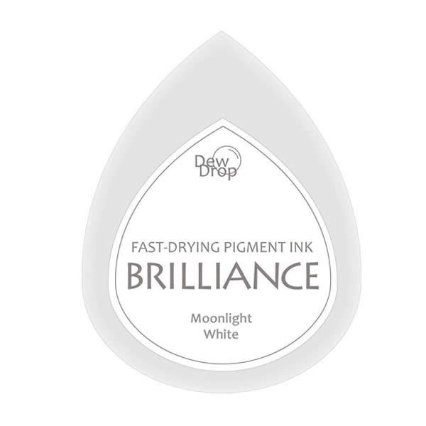 Brilliance stamp pad pearlescent moonlight white