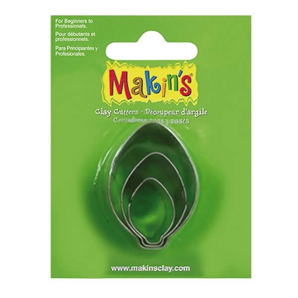 Makin's - Cutter set leaf, 3 pcs