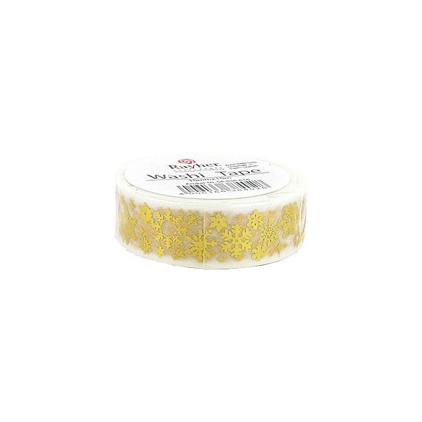 Washi Tape copo de nieve II, 15mm/15m