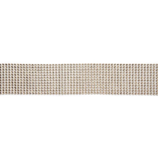 Rhinestones strip, 5.5x180cm, brown