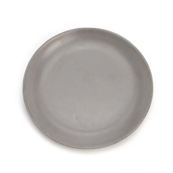 Plato de madera Ø29cm, gris oscuro