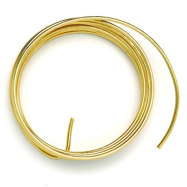 Alu wire, Ø 2mm/2m, gold