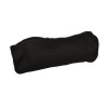 Cotton pencil case with zip, black