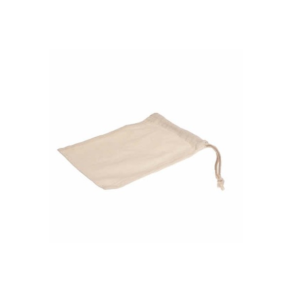Bag with string, cotton fabric, 14.5x10cm