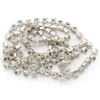 Cadenita strass, cristal, 3mm/1m