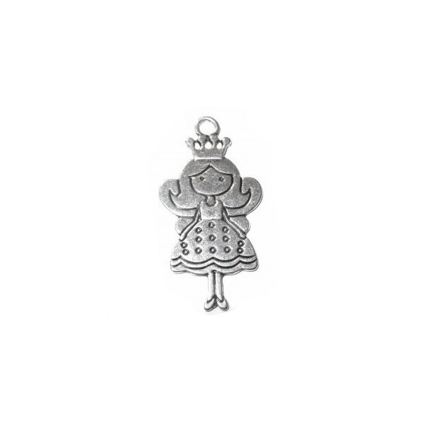 Pendentif Princesse, 48x25mm, 1 pce