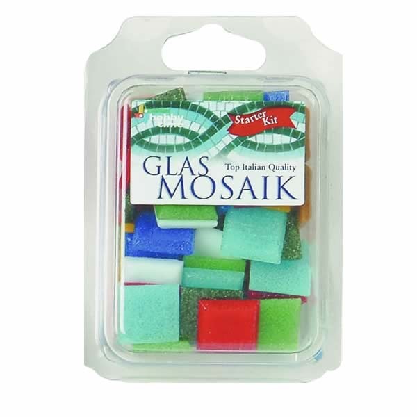 Glasmosaik 2x2, 200g, mix