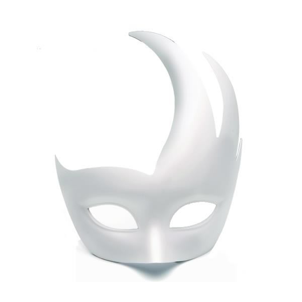 Masque en plastique flamme