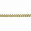 Metallic lace trim 10mm/2m gold