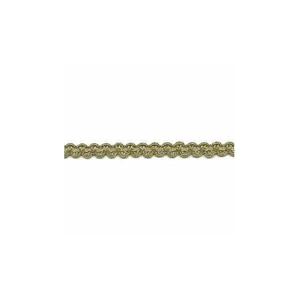 Ribete de brocado 10mm/2m oro antiguo