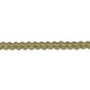 Ribete de brocado 10mm/2m oro antiguo