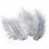 Plumas gris, 8cm 15 pz