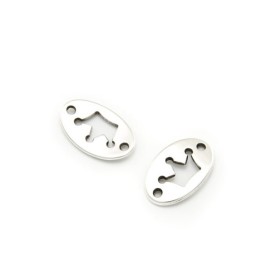 Conector corona 20x13mm, 2 pzas