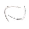 Necklace curved bar, 96x9mm, 1 pce