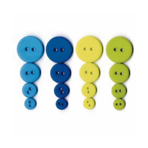 Artemio - Boutons Nature, 36 pces, 9 à 20mm