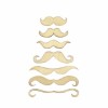 Moustaches bois 14 pcs