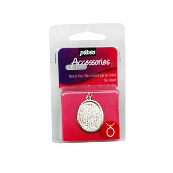 Pendentif ovale 20x25mm