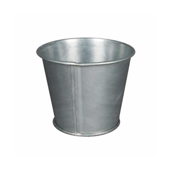 Maceta redonda, metal, Ø10cm