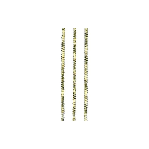 Pointed decorative elastic wire, gold, Ø1.5mm/3m