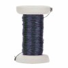Hilo de hierro lacado azul oscuro Ø 0.25 mm/40m