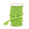 Felt string green,  5-7mm/10m