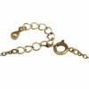Chain with clasp, colour : old gold, 2mm/78cm