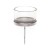Glass candle holder, 4 pcs