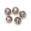 Metal pearls, 19mm, 5 pcs