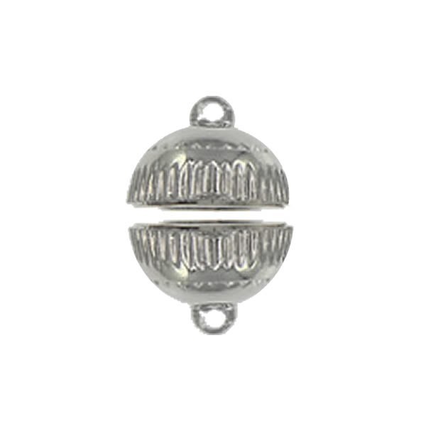 Cierre magnético 8mm, plata