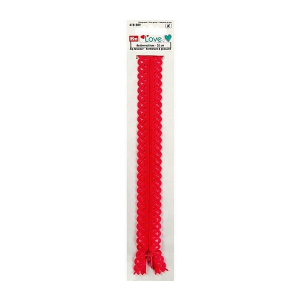 Prym Love - Fermeture à glissière 20cm rouge