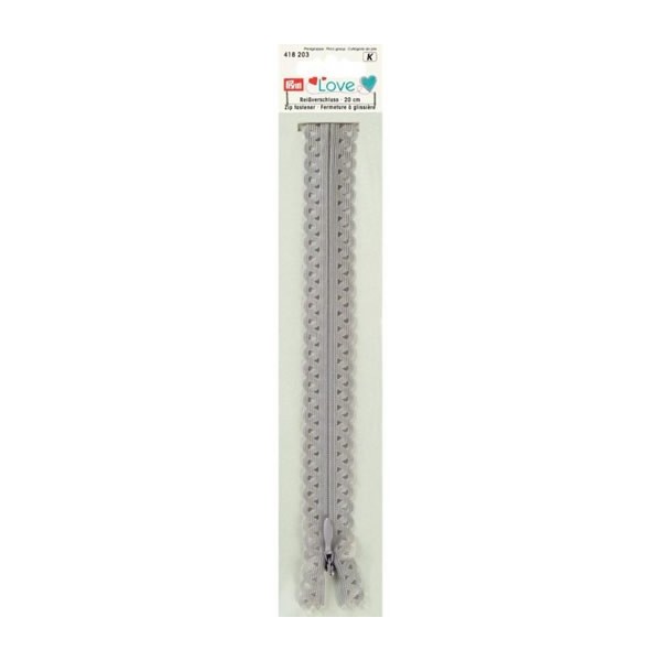 Prym Love - Reissverschluss 20cm grau