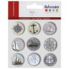 Artemio Brads imprimés Long Island, 9 pcs