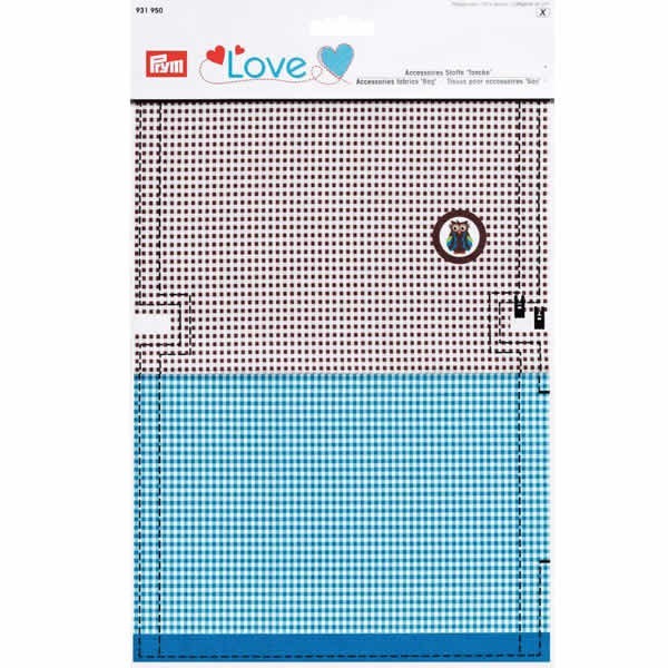 Prym Love - Accessoires Stoffe "Tasche" blau/grau
