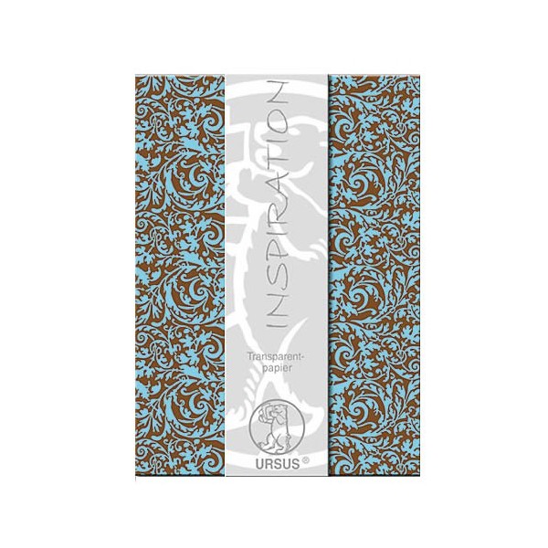 Papel transparente "Medusa" turquesa