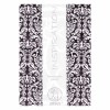 Papier transparent "Wappen" blanc-noir