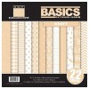 Bazzill - Set de papiers imprimés Kraft Basic 