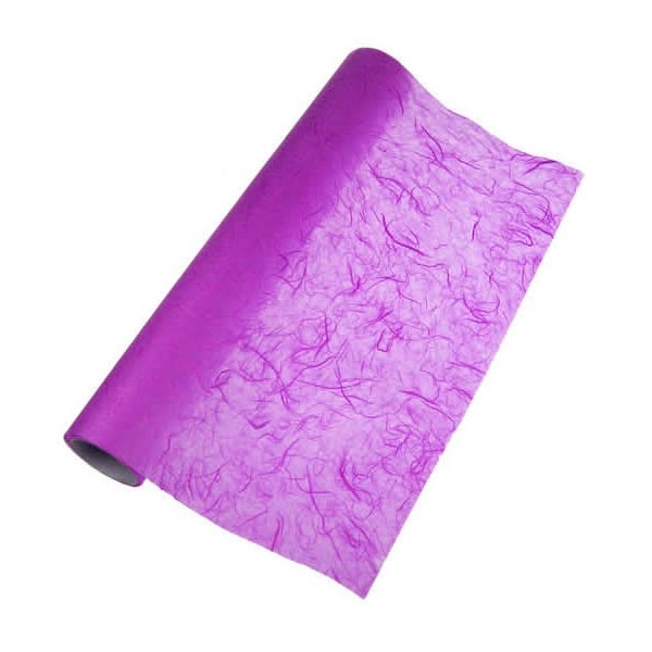 Papel de seda con fibras, violeta