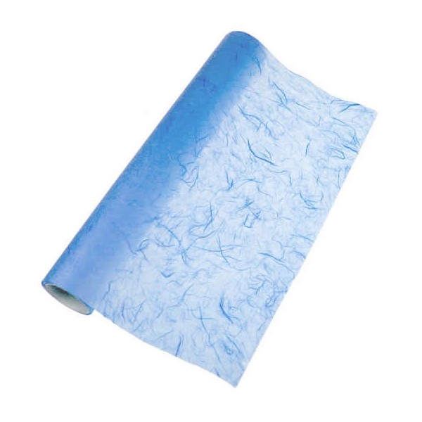 Papier de soie paillé, bleu clair
