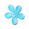 Bouton orchidée 30mm, bleu