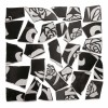 Retro Mosaic, negro/plata