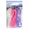 Paracord 2x4mm, 3x3m, weiss/lila/rosa
