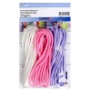 Paracord 2x4mm, 3x3m, white/lilac/rose