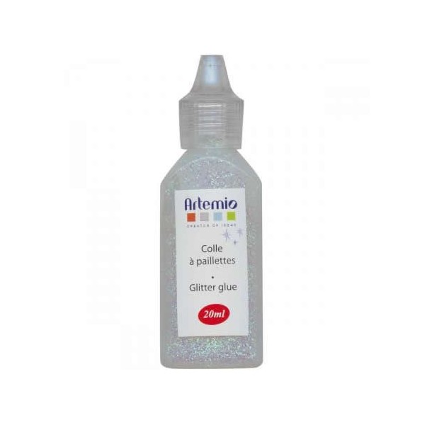 Artemio - Glitter Leim weiss, 25ml