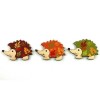 Wooden Hedgehogs, 3x5cm, 3 pcs