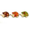 Wooden Hedgehogs, 3x5cm, 3 pcs