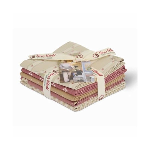 Gütermann - Stoffe Pemberley rosa/beige