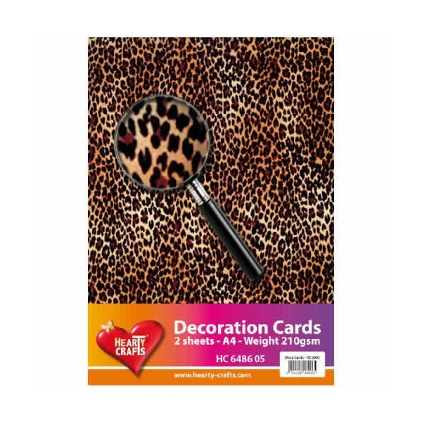 Papel Leopardo, A4, 2 hojas