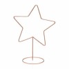 Wire star 16cm, copper colour