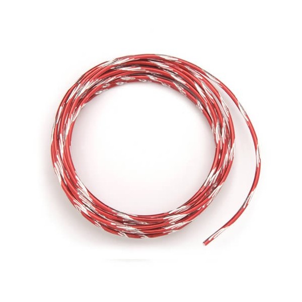 Bicolor alu wire, Ø 2mm/2m, red